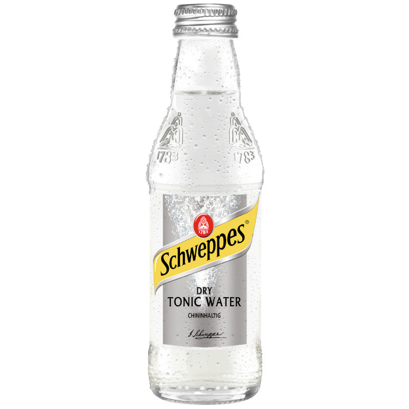 Schweppes Dry Tonic 0,2 Liter Glasflasche